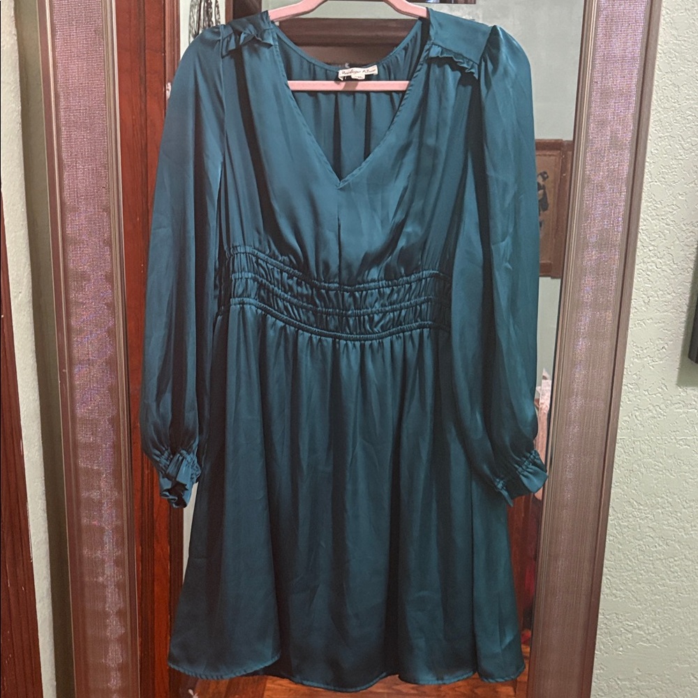 Elegant Teal Dress